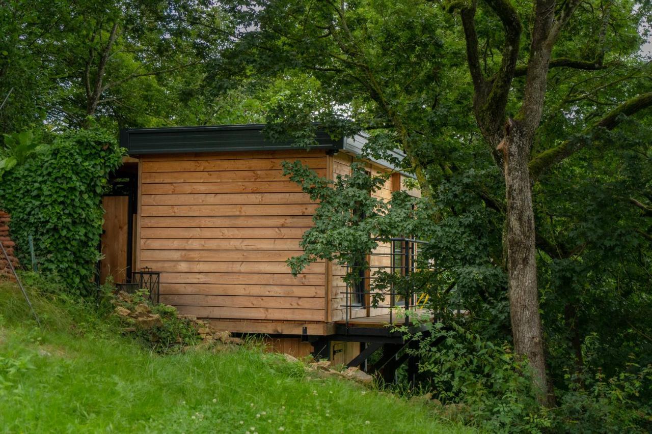 Le Moonloft Insolite Tiny-House Dans Les Arbres & 1 Seance De Sauna Pour 2 Avec Vue Panoramique Osenbach 外观 照片